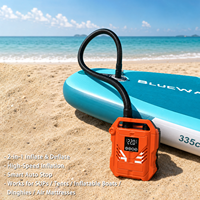 Pompe à air électrique haute pression 12V pour SUP, planche à pagaie, tente, kayak, gonfleur de voiture portable avec poignée de transport