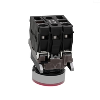 Bouton poussoir lumineux, Harmony XB4, Métal, Rouge encastré, 22mm, LED universelle, Lentille unie, 1NO + 1NC, 24V AC DC