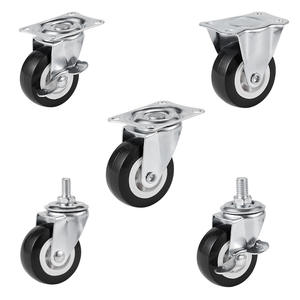 GQK Patins de protection en PVC noir durables et légers pour meubles, cages pour animaux de compagnie, repose-pieds et étagères de rangement, au design moderne et simple - Product Image 1