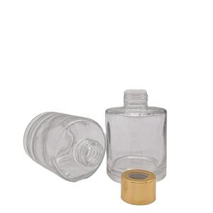Kylia Clear 220g Diffuseur de roseaux cylindriques vides Bouteille en verre Diffuseur de chambre Bouteille - Product Image 4