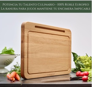 100% planche à découper en <span class=keywords><strong>bois</strong></span> de chêne et plateau de lit planche à découper en <span class=keywords><strong>bois</strong></span> de cuisine avec support pour <span class=keywords><strong>tablette</strong></span> et apéritifs - Product Image 5