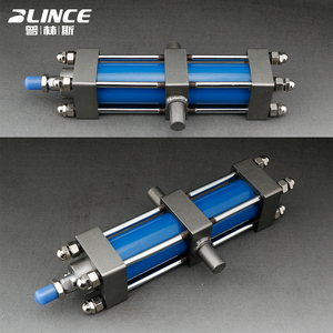 Cylindre hydraulique à double effet à tige de liaison, sur mesure, à course longue, 0,3-7 Mpa, chromé dur, pour usage intensif - Product Image 3