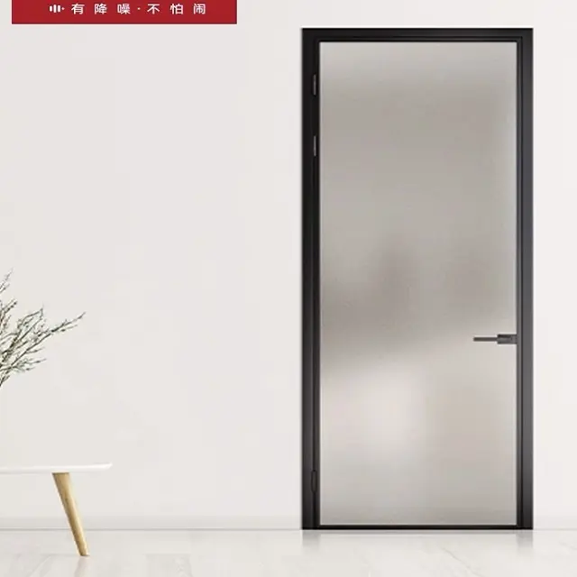 Porte da bagno in alluminio alla moda porte wc per la vendita