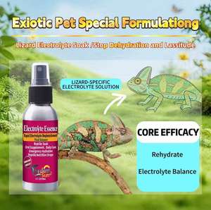 OEM ODM Solución Electrolítica para Reptiles, Suave y de Baja Irritación, Alivio de la Deshidratación para Criadores de Reptiles, Gotas Líquidas 120ml/Botella - Product Image 2