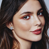 Fabrik-Großhandel 18K Gold/Rhodium-Plattierte 925 Sterling Silber Verschiedene Arten von Natürlichen Edelsteinen Blumen-Ohrstecker für Damen