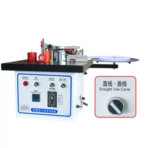 Woodworking edge bander manual small home decoration curve portable paint free board edge banding machine