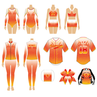 Conception personnalisée Cheerleading Sport Survêtement Cheerleader Costume Cheer Warm up Set Cheerleading Practice Wear