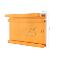 Marco de aluminio para marcos de Imagen/Foto/Espejo/póster Marco redondeado rectangular de metal de aluminio anodizado de extrusión cepillado