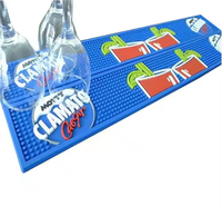 Tigerwings Personnalisé Hvana Club Coloré PVC Whisky Macallan Absolute Bar Tapis En Caoutchouc Souple Cocktail Accessoire