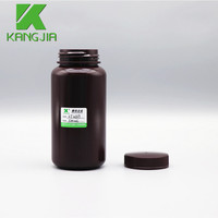 Botol HDPE Bulat Mulut Lebar 500ml Laris untuk Botol Reagen Kimia Plastik Laboratorium