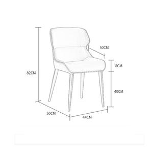 Ghế ăn tay vịn hiện đại thiết kế tùy chỉnh Hendry, nhiều màu sắc, chất liệu vải êm ái, dùng cho gia đình, có tựa lưng. - Product Image 6
