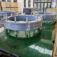 VEYRON Promotion : Raccord mécanique à double bride en fonte ductile et acier au carbone pour tuyaux, avec vérin hydraulique de démontage par expansion pour l'eau