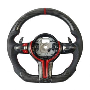 Volante de fibra de carbono premium de envío rápido para <span class=keywords><strong>BMW</strong></span> M2 M3 M4 M5 X5 <span class=keywords><strong>X6</strong></span> F30 F10 F20 E46, piezas de reacondicionamiento - Product Image 1