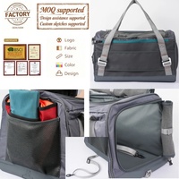 Sac de transport pour animaux de compagnie OEM ODM, logo personnalisable, couleur et tissu au choix, pliable, respirant, sac de transport pour animaux de compagnie pour les voyages en avion