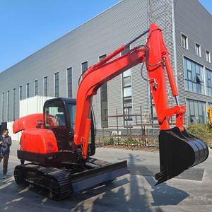 Excavadora de cadenas de 6 toneladas con garra multifuncional para madera y césped, equipo de construcción - Product Image 2