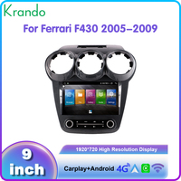 Autoradio Android 9 pouces pour Ferrari F430 2005 - 2009 Voiture Navigation Auto Multimédia Unité Principale Stéréo Sans Fil CarPlay 4G GPS