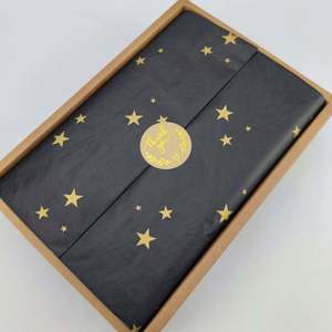 Custom Logo Professional Specialty 100% Virgin Pulp Recyclable Craft <b>Paper</b> <b>Tissue</b> Wrapping Single-Sided Moisture Proof Packaging - Product Image 3