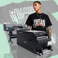 Printer DTF Digital Yinstar Baru Asli 600mm 2 Printhead I3200/XP600 Tinta Pigment Otomatis Penuh Multifungsi Format Besar