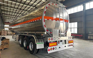 Semi-remorque citerne à 3 essieux en acier au carbone de haute qualité, capacité de 40 000 à 50 000 litres, conçue pour le transport de liquides - Product Image 2