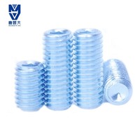 Vis sans tête à pointe conique M5 M6 M8 M10 M12 M16 en acier inoxydable, laiton, cuivre, acier – Vis à six pans creux métalliques