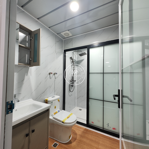 Cà phê cửa hàng xây dựng sang trọng 20ft thép cấu trúc <span class=keywords><strong>log</strong></span> <span class=keywords><strong>cabin</strong></span> Bộ dụng cụ prefab thanh container quán cà phê kiosk vận chuyển container nhà - Product Image 3