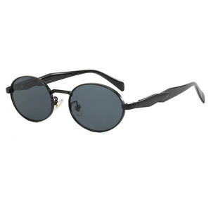 Gafas de Sol Redondas con Marco Metálico 2025, Lentes Degradadas, Detalle de Leopardo, Marca de Lujo, Lentes Sol, Lunettes De Soleil De Marque - Product Image 3