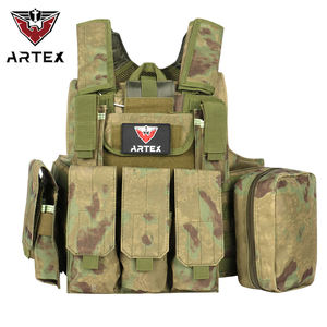 Chaleco Táctico Ajustable y Transpirable, Chaleco Táctico de Camuflaje de Liberación Rápida con Sistema Molle - Product Image 1
