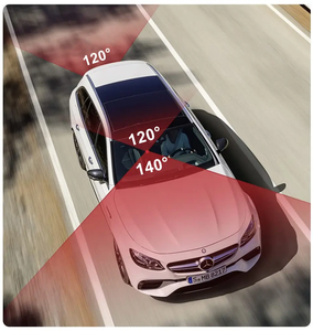 Cámara de Coche de 3 Lentes, Grabación HD 1080P Delantera/Interior/Trasera, Visión Nocturna, Grabación en Bucle, Gran Angular - Product Image 4