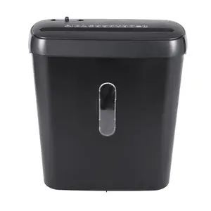 Desktop-Größe Mini Paper Shredder 5 Blatt Strip Cut für den persönlichen Gebrauch zu Hause und im Büro Shredder Machine Black Color