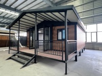Maisonnette de luxe extensible en acier pour une vie moderne, idéale pour chambre et appartement, résistante au feu et à l'eau, villa préfabriquée