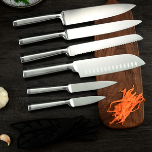 Couteaux <span class=keywords><strong>de</strong></span> cuisine à lame tranchante <span class=keywords><strong>de</strong></span> 7 pouces en acier inoxydable, couteaux <span class=keywords><strong>de</strong></span> cuisine, <span class=keywords><strong>Santoku</strong></span>, Durable, 1 pièce 3CR13 - Product Image 3