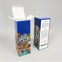 Boîte à rouge à lèvres estampillée UV or, boîte à chocolat exquise avec fenêtre, emballage en carton rigide pour bonbons et pots de miel/verres