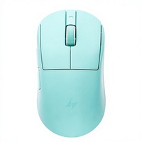 Souris de jeu sans fil ATK Dragonfly A9 MINI Ultimate+ Vert Lac |   Capteur principal PAW3955 léger de 39 g, 50000 DPI, 8K