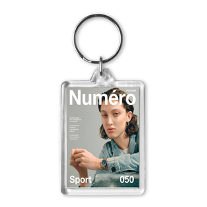 <span class=keywords><strong>Portachiavi</strong></span> in Acrilico Rettangolare Personalizzabile con Logo Stampato, Dimensioni Interne 5x7,5cm e 4,4x6,9cm - Product Image 1