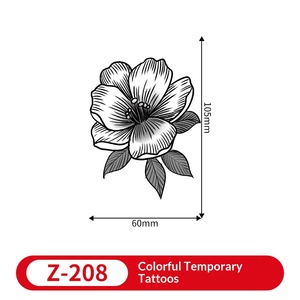 Autocollant de <span class=keywords><strong>tatouage</strong></span> rétro style américain, résistant à l'eau, longue durée, imprimé par transfert, fleurs peintes à la main, marguerites pour <span class=keywords><strong>bras</strong></span> - Product Image 5