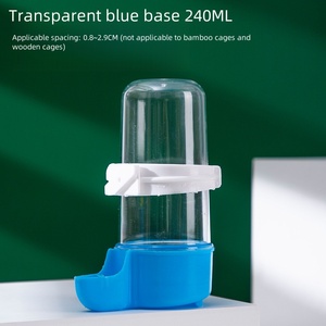 Bebedero <span class=keywords><strong>para</strong></span> Periquitos, Peonías y Cacatúas, Fuente de Agua <span class=keywords><strong>para</strong></span> Aves, Utensilios <span class=keywords><strong>para</strong></span> Aves, Comedero Manual, Lata <span class=keywords><strong>para</strong></span> Alimentar Aves - Product Image 4