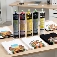 Poche d'encre DTG 700 ml avec puce, blanc textile CMYK, en stock aux États-Unis pour imprimante DTG Brother GTX-422 GTX-423 GTX-424
