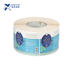 Etiqueta adhesiva de vinilo con logotipo para impresora de etiquetas de código de barras y máquina de etiquetado rollo autoadhesivo impermeable <span class=keywords><strong>microondas</strong></span> personalizado - Product Image 3