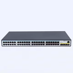Switch d'entreprise empilable 10G 48 ports 1 Gbit/s avec routage Layer 3, PoE, SNMP, QoS, double alimentation pour centres de données - Product Image 3