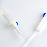 Ensemble de perfusion intraveineuse jetable vétérinaire CE ISO stérile, administration par gravité, sûr et fiable, ensemble de perfusion intraveineuse