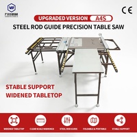 Scie à table industrielle WANJIA A4S pour le travail du bois, réglage de la hauteur de la lame, règle laser, fourniture en gros pour usines de meubles sur mesure