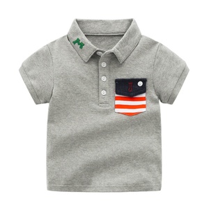 Camisetas Polo de Manga Corta de Calidad, Nuevo Estilo, Personalizadas, de Verano, para Bebés, Niños, Polos Lisos de Algodón para Niños - Product Image 1