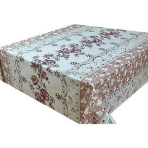 Plástico para mesa cubierta de vinilo mantel de PVC <span class=keywords><strong>nuca</strong></span> De Lino protector transparente rollo de película Ramadán Mariage Navidad - Product Image 5