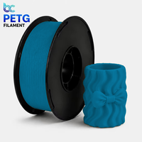 Filament PETG 1,75 mm, précision +/-0,02 mm, bobine de 1 kg, production 100 % matière première, tiges en plastique, filaments pour imprimante 3D FDM