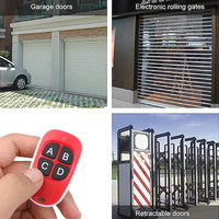 Carcasas de Plástico Universales de Aspecto Atractivo, Control Remoto Impermeable EV1527, Aprendizaje de Código de Copia