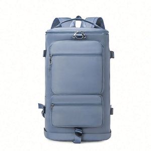 Sac de voyage personnalisé en polyester de haute qualité, avec séparation humide/sec, fermeture éclair, grande capacité, sac à dos de sport portable - Product Image 1