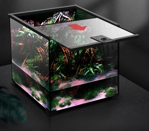 Pantalla superior de vidrio para reptiles, terrario, Habitat, Vivario, ventilación - Product Image 5