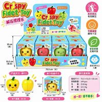 Jouets anti-stress à presser en PU croustillant, série fruits mignons, amusants pour enfants et adultes