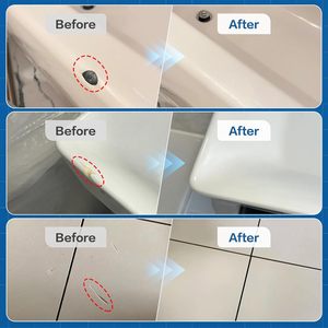 <span class=keywords><strong>Peinture</strong></span> pour baignoire et <span class=keywords><strong>carrelage</strong></span> blanche, stylo de retouche 1 composant pour tout type de rayures, éclats, taches, fissures sur baignoire, porcelaine, émail et toilettes - Product Image 4