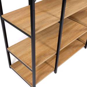 Cabine de <span class=keywords><strong>dressing</strong></span> modulaire en bois 150 cm, design industriel, mobilier pour la maison - Product Image 6